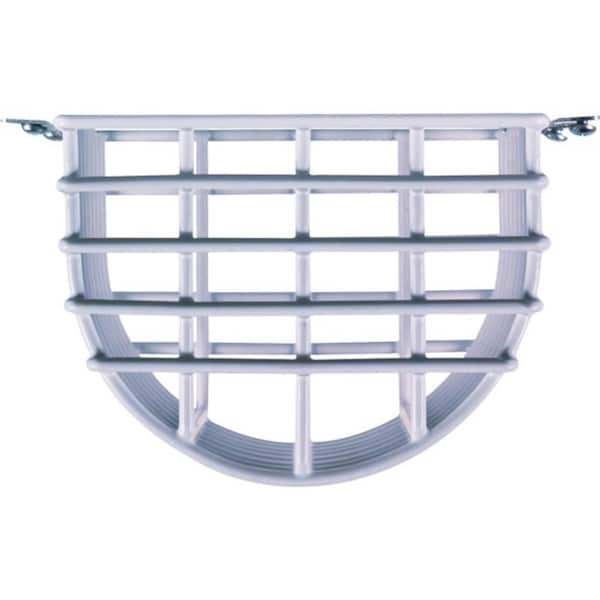 Safety Technology International Surface Mount White Coated Steel Motion Detector Guard 7" H - STI-9621