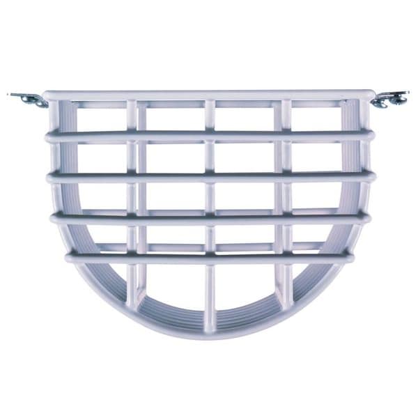 Safety Technology International Surface Mount White Coated Steel Motion Detector Guard 7" H - STI-9621