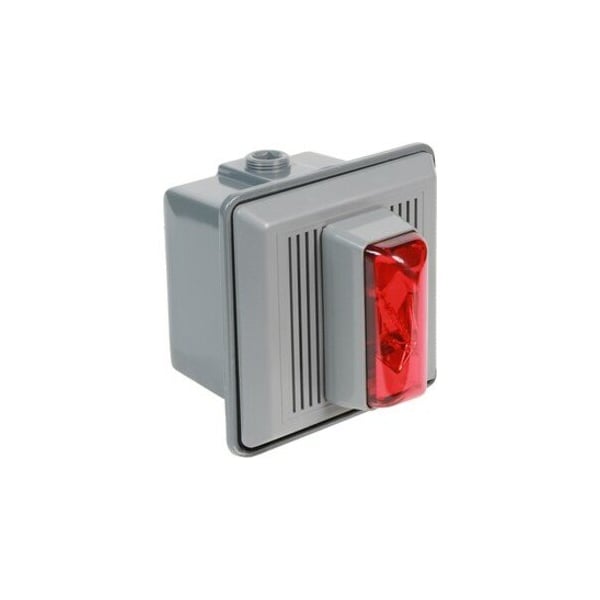 Edwards Signaling Horn Strobe, Red, 5-1/2 In. H, 24VAC/DC - 868STRR-AQ