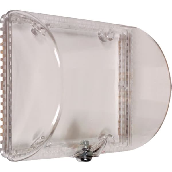 Safety Technology International Flush Mount Clear Poly Thermostat Cover W/Key Lock 5-3/8" H x 8-1/2"W - STI-9110