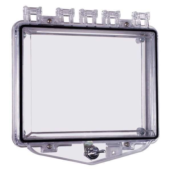 Safety Technology International Enclosure, Open, Clear, Flush, Thumb Lock - STI-7511E