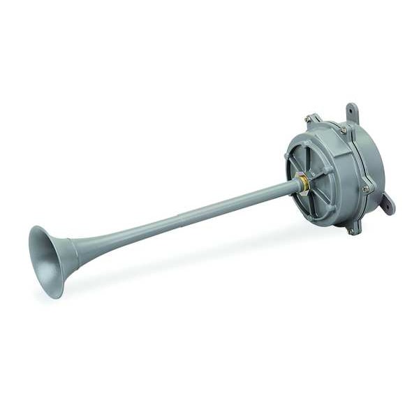 Federal Signal Resonating Horn, 120VAC, 0.75 AC, Gray - 55-120-1