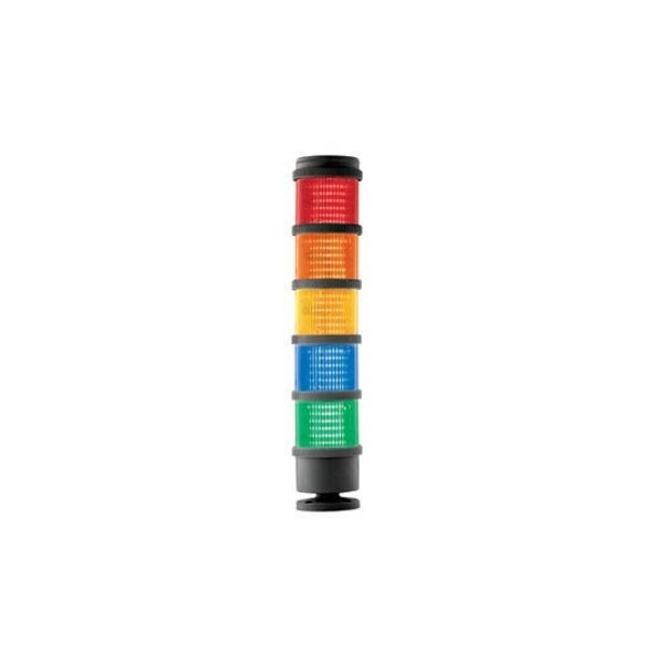 Edwards Signaling Tower Light, Steady, 12to240VDC, 70mm, Grn - 270SG12240AD