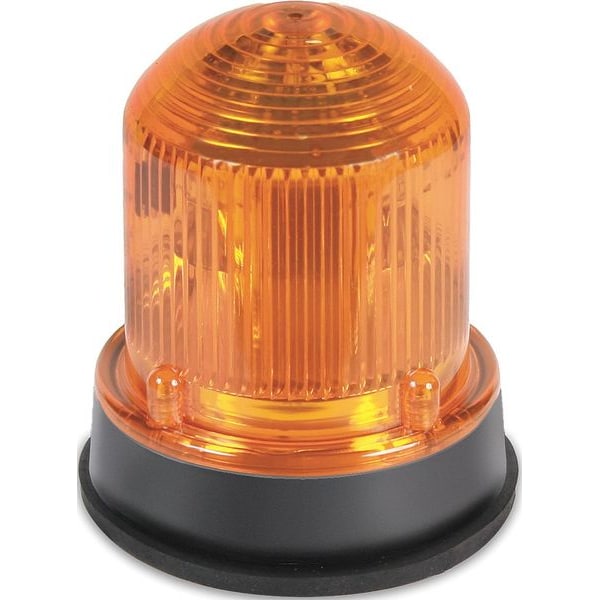 Edwards Signaling Warning Light, LED, 120VAC, Amber, 65 FPM - 125XBRMA120AB