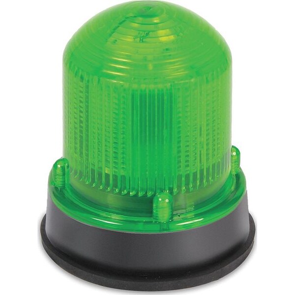 Edwards Signaling Warning Light, LED, 120VAC, Green, 65 FPM - 125XBRMG120AB