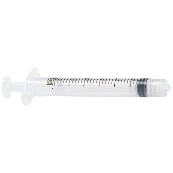 Weller Dispensing Syringe, Luer Lock, 3 cc, Translucent, 20 Pack - M3LLASSM