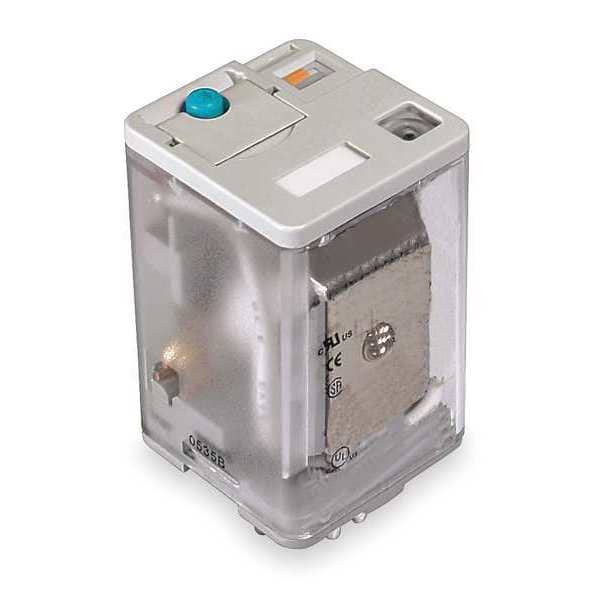 Relé de propósito general de Dayton, 24V AC Coil Volts, Octal, 8 Pines, DPDT - 1EGY5