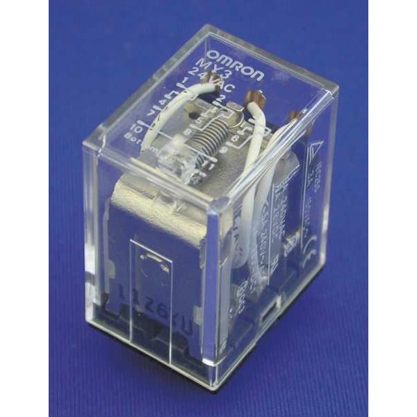 Relé de propósito general de Omron, 24V AC Coil Volts, Square, 11 Pin, 3PDT - MY3-AC24