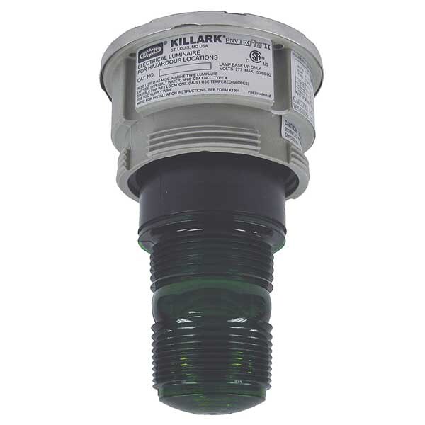 Hubbell Killark Hazardous Warning Light, Xenon, Green - NVSZMFG26G