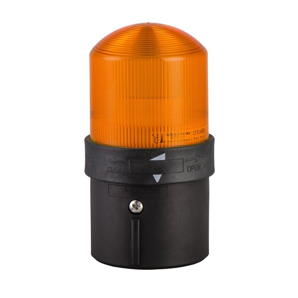Schneider Electric Complete beacon, Harmony XVB, flashing, orange, indicating 230VAC 10W + options - XVBL4M5