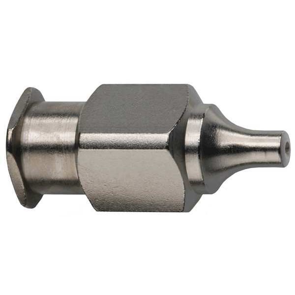 Zoro Select Female Luer Lock Blank, Female, Plated Brass, Silver - G516