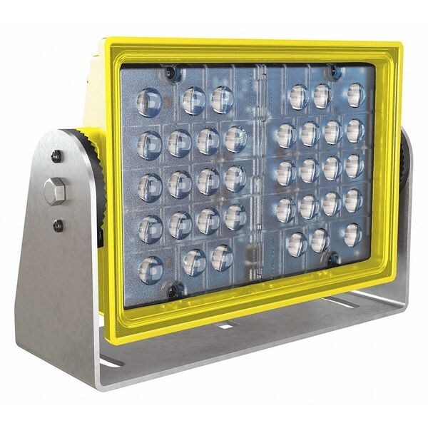 J.W. Speaker LED Safety Light, Blue, 24V, Yellow Housing - 0552301