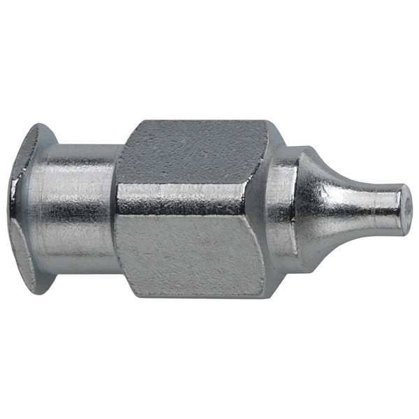 Zoro Select Female Luer Blank, Female, 316 stainless steel, Silver - G532