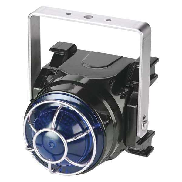 Federal Signal Beacon Warning Light, Blue, LED, 0.30A - G-LED-DC-T-B