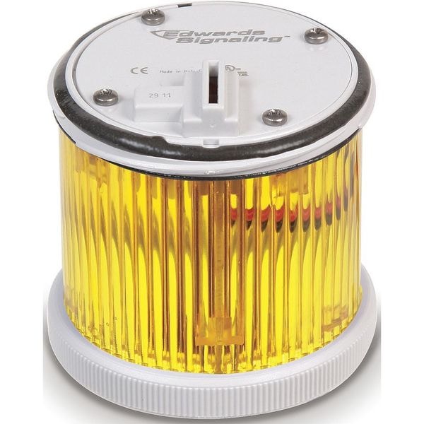 Edwards Signaling Tower Light LED, Steady, 24VDC, 70mm, Ylw - 270LEDSY24AD