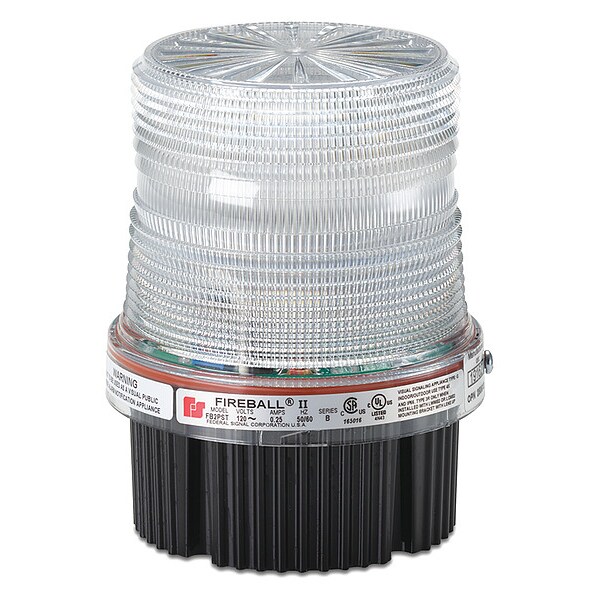 Federal Signal Strobe Light, Clear, Strobe Tube - FB24STHI-024C-CN