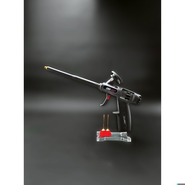 Irion-America Fully PTFE Coated PU Foam Gun with Trigger Lock and 2 Brass Nozzles inside the Handle - 781259