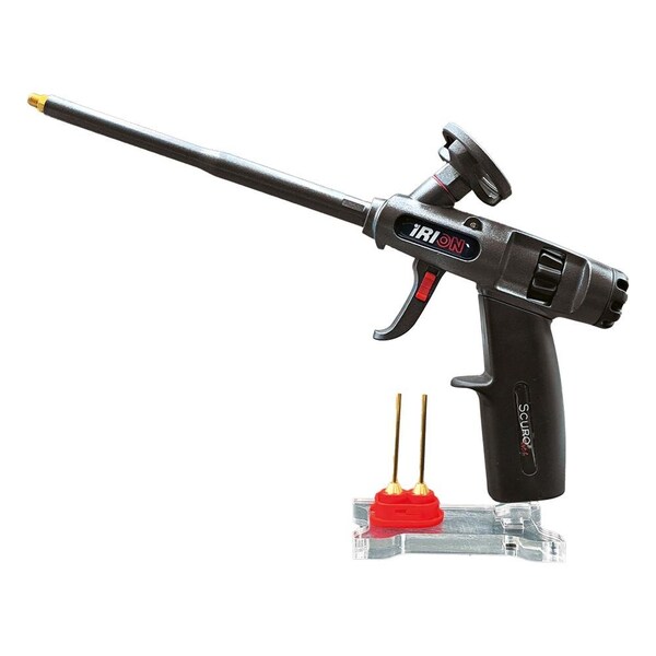 Irion-America Fully PTFE Coated PU Foam Gun with Trigger Lock and 2 Brass Nozzles inside the Handle - 781259