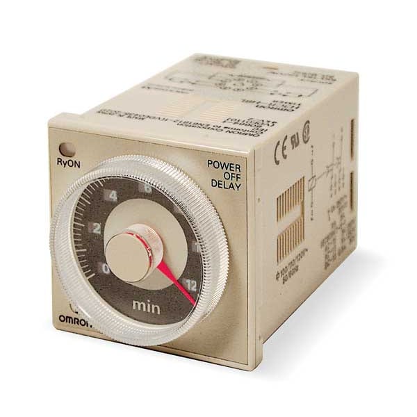 Relé de retardo de tiempo Omron, 120VAC, 5A, DPDT - H3CR-H8L-AC100120M