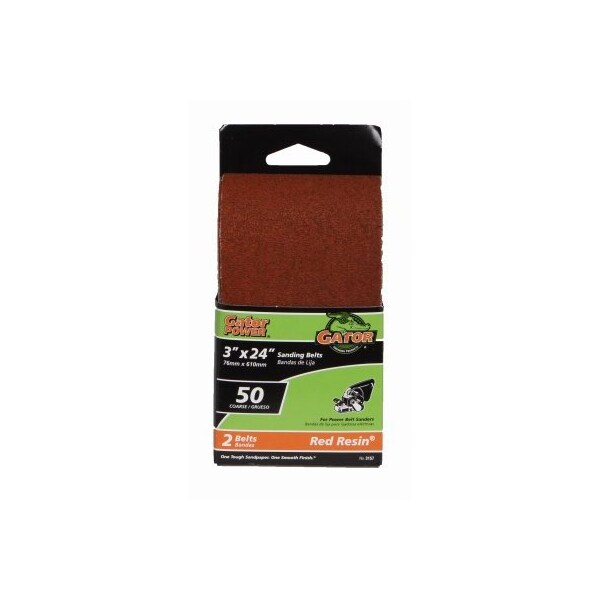 Gator Finishing 2PK 3x24 50G SandBelt - 3157