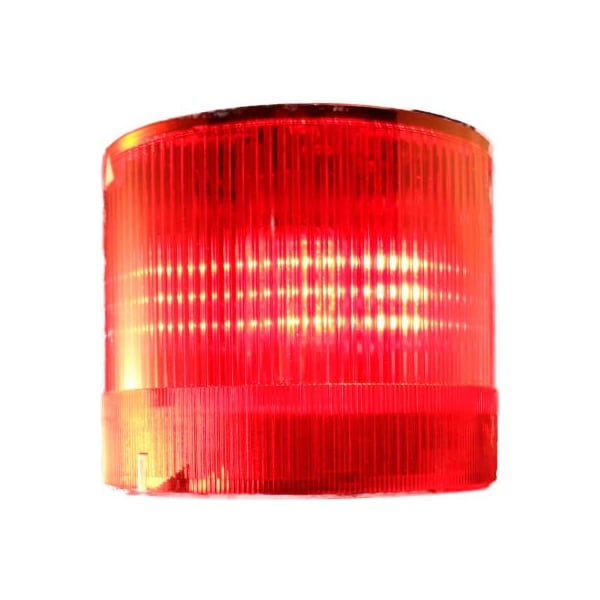 Springer Controls Co Springer Controls / Texelco LA-124B 70mm Stack Light, Steady, 24V AC/DC LED - Red - 12-4B