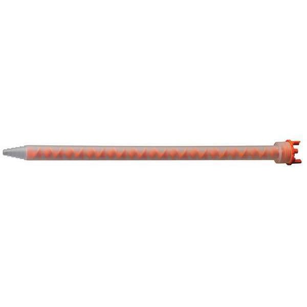 Loctite Mixing Nozzle, Disposable, 11 13/64 in Length, Polyethylene, Orange, 10 PK - 1084092