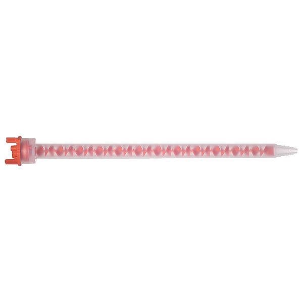 Loctite Mixing Nozzle, Disposable, 11 13/64 in Length, Polyethylene, Orange, 10 PK - 1084092