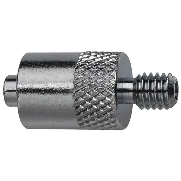 Zoro Select Male Luer to 10-32 Male, Male, Plated Brass, Silver - G511