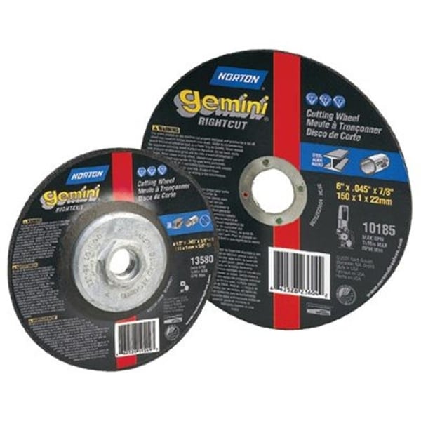 Norton Co Norton 547-66252823602 4-.50 in. X.045 in. X .88 in. Gemini Right Cut T-01 - 547-66252823602