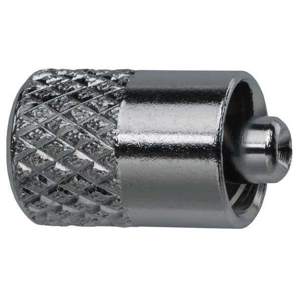 Zoro Select Male Luer Lock Blank, Male, Plated Brass, Silver - G515