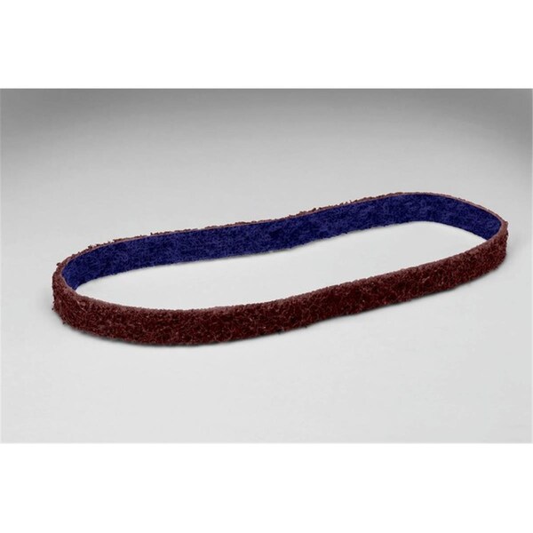 Scotch-Brite 0.5 x 12 in. DF-BL Aluminum Oxide Belt, Maroon - Medium - 405-048011-64457
