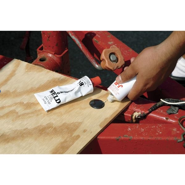 J-B Weld Epoxy Adhesive, Two 5 fl oz Tubes, Dark Gray, 1:1 Mixing Ratio, 6 hr Functional Cure - 8281
