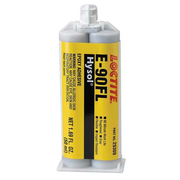 Loctite Epoxy Adhesive, E-90FL Series, Off-White, Can, 1:01 Mix Ratio, 3 hr Functional Cure - 219298