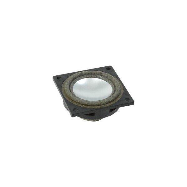 Cui Devices Speakers & Transducers 46 Mm X 46 Mm, Square Frame, 2.0 W, 8 Ohm, Neodymium Magnet, Paper Cone,  - CMS0461KLX