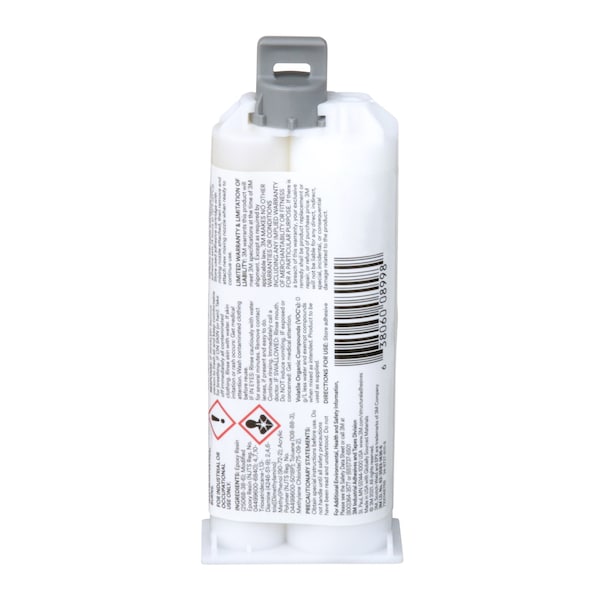 3M Epoxy Adhesive, DP460 Series, Off-White, Dual-Cartridge, 2:01 Mix Ratio, 1 hr Functional Cure - 460