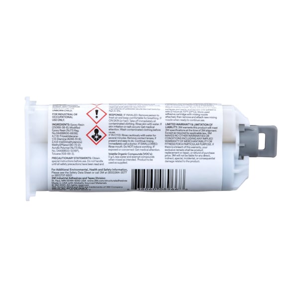 3M Acrylic Adhesive, DP420 Series, Black, Dual-Cartridge, 2:01 Mix Ratio, 2 hr Functional Cure - DP420