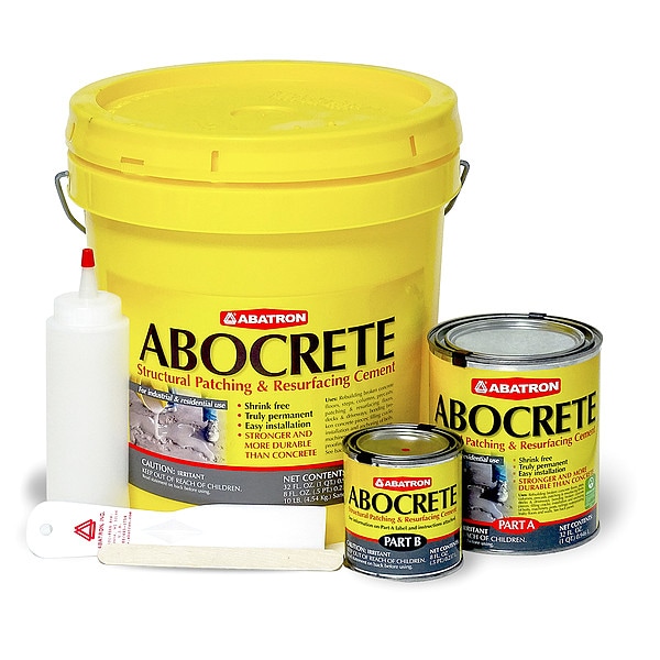 Abatron Epoxy Adhesive, Abocrete Series, Gray, 16 lb, Pail, 4:01 Mix Ratio, 6 to 10 hr Functional Cure - ACK5R