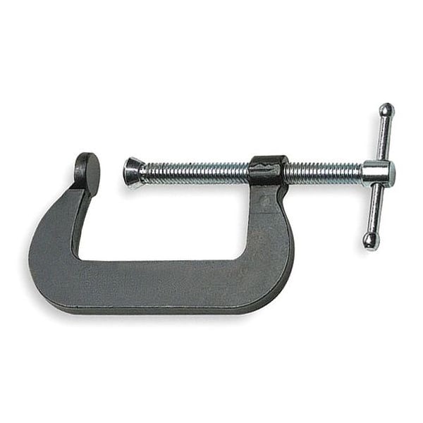 Westward C-Clamp, 1", Steel, Light Duty, 500 lb. - 2HUJ3