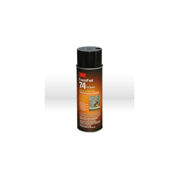 3M Spray Adhesive, Clear, 5.75 oz, Bottle - 21200-50045