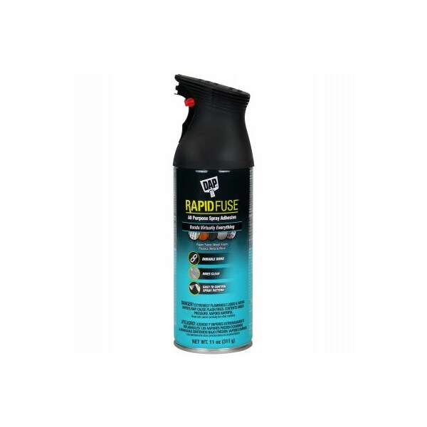 Dap DAP Rapid Fuse All Purpose Spray Adhesive, Mist Spray Formula, 11 oz - 114