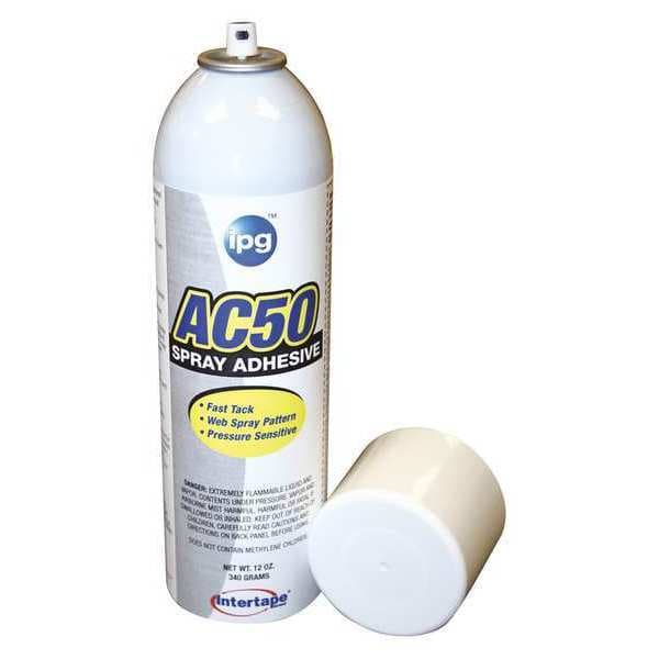 Intertape Contact Cement, AC50 Series, Green, 1 qt, Can, 12 PK - 82766