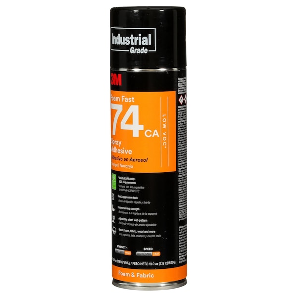 3M Epoxy Adhesive, Foam Fast 74CA Series, Gray, 19 oz, Tube - 74CA