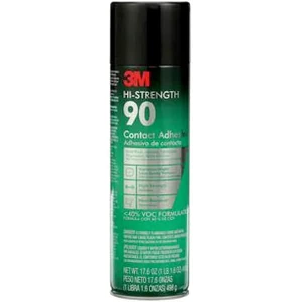 3M High Strength 90 Contact Spray Adhesive, 17.6-Ounces., 6PK - CA3M90-17.6-6PK