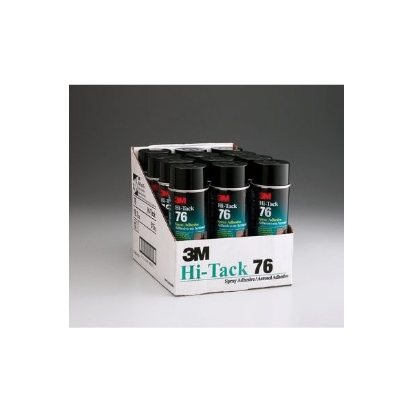 3M 3M Hi-Tack 76 Spray Adhesive Clear, Net Wt 18.1 oz, Can - 7000046589