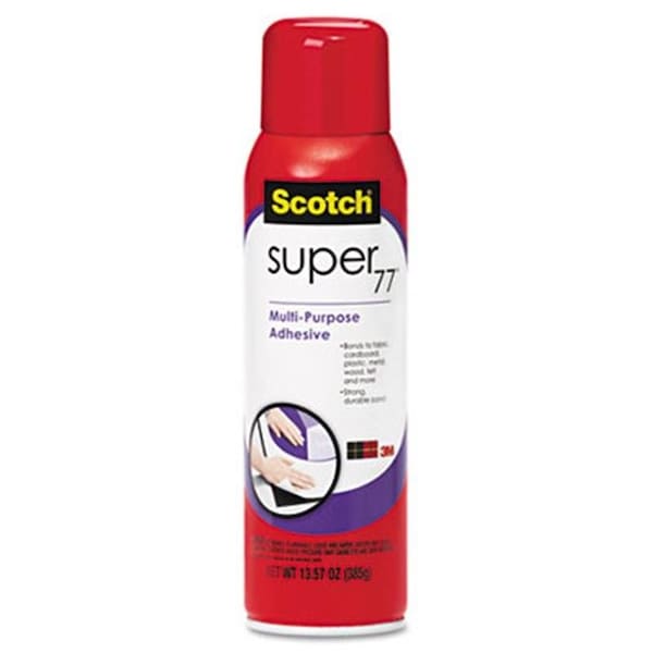 Scotch Scotch 77 Super 77 Multipurpose Spray Adhesive- 13.57 oz- Aerosol - 21200212109