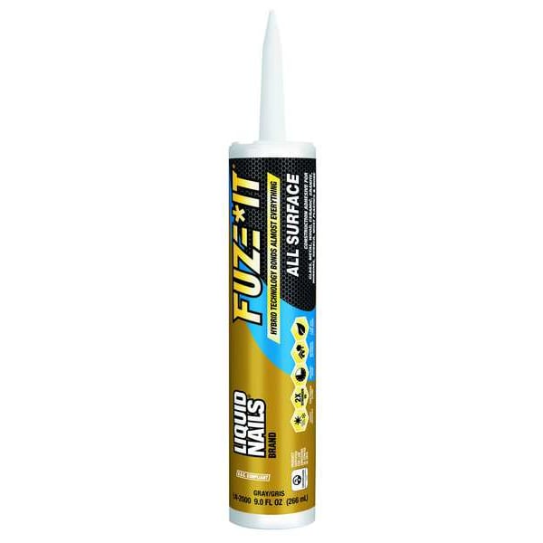 Liquid Nails All Purpose Adhesive, Fuze*It Series, Beige Tan, 9 oz, Cartridge - LN-2000
