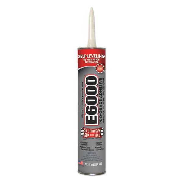 Eclectic Products Adhesive, E6000 Series, Clear, 10.2 oz, Cartridge - 232021