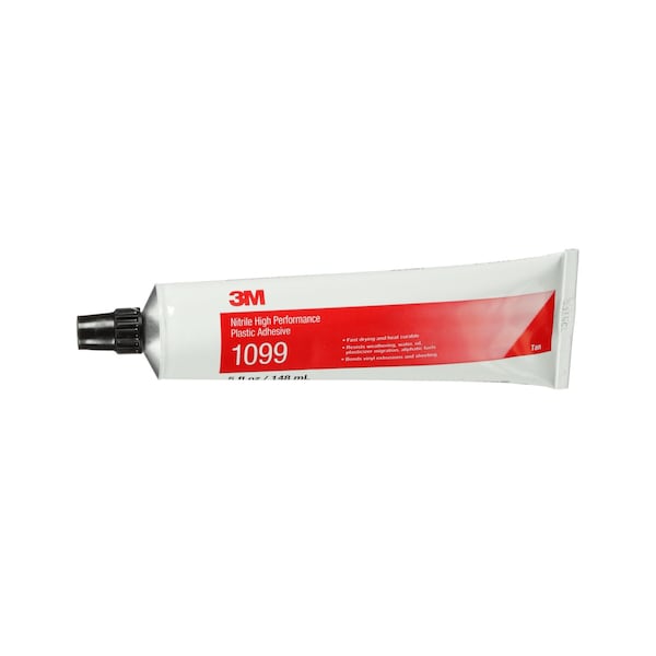 3M Plastic Adhesive, 1099 Series, Tan, 5 oz, Tube - 1099