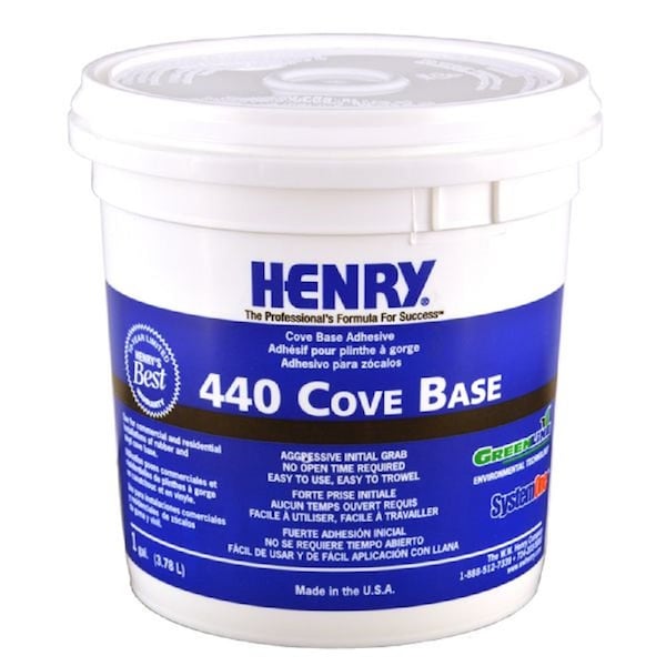 Henry Henry 440 Cove Base Adhesive 1GAL - 440 1GAL