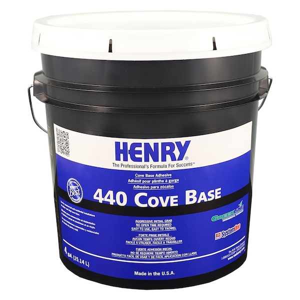 Henry Henry 440 Cove Base Adhesive 4 GAL - 440 4 GAL